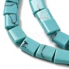 Synthetic Turquoise Beads Strands G-F762-A02-01-4