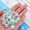 Transparent Crackle Acrylic Beads MACR-S373-66A-N11-5