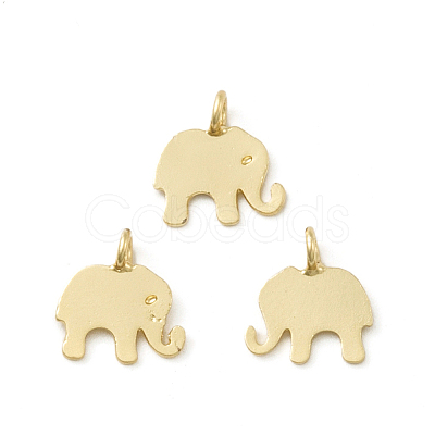 Brass Charms X-KK-E788-12G-1