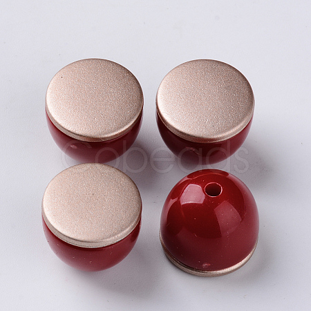 Opaque Acrylic Beads SACR-N007-15A-1