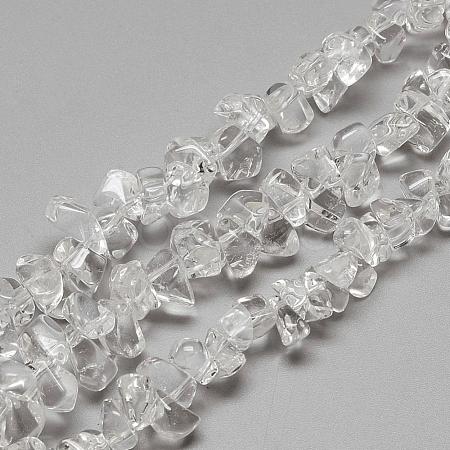 Natural Quartz Crystal Beads Strands G-R439-20A-1
